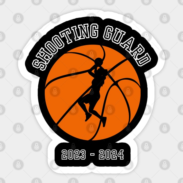 Female Shooting Guard Sticker by Hayden Mango Collective 